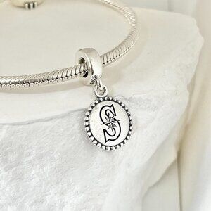 Pandora Seattle Mariners Baseball Dangle S925 Silver Charm